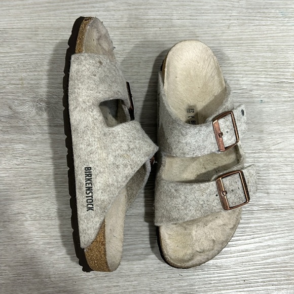 Birkenstock Arizona Rivet in felt eggnog - Picture 10 of 11